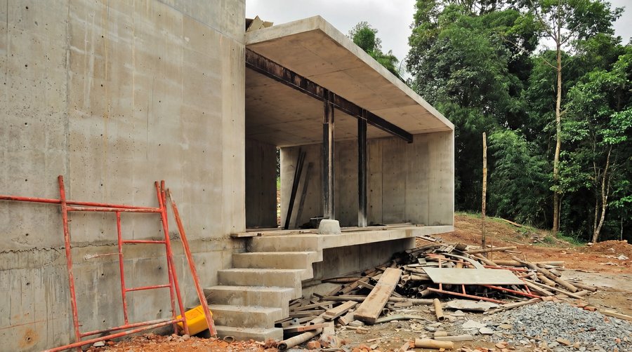 concrete shell structure