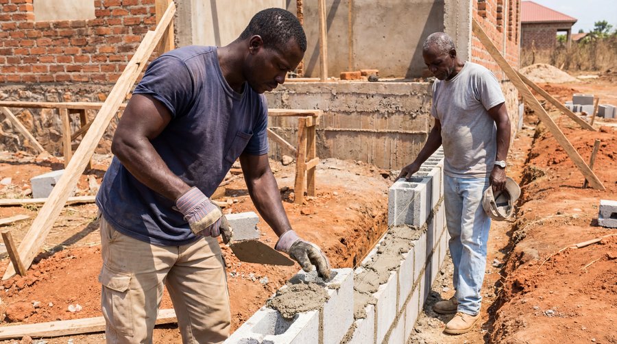 perimeter wall masonry