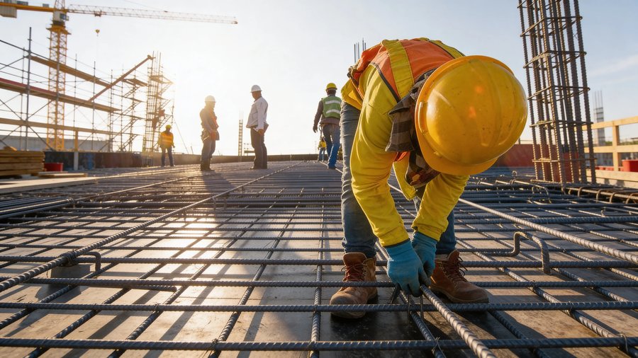slab reinforcement binding