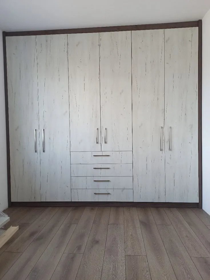 marble finish closet