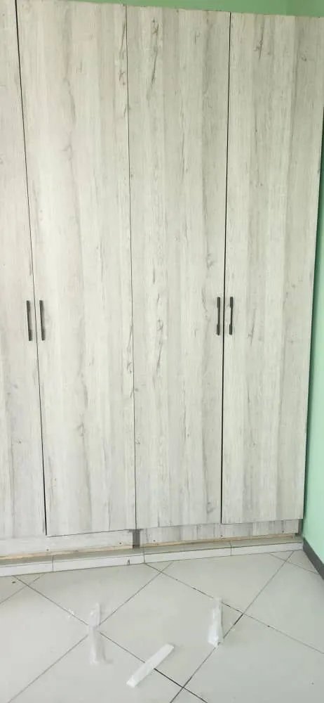 modern grey wardrobe