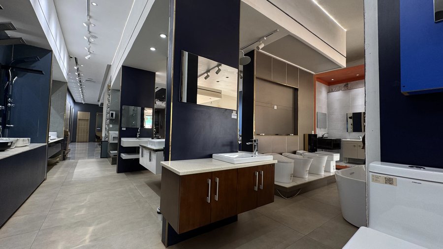 showroom vanity layout