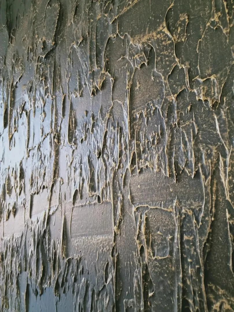 textured accent painting