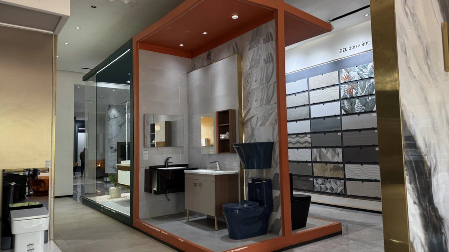 showroom tile selection