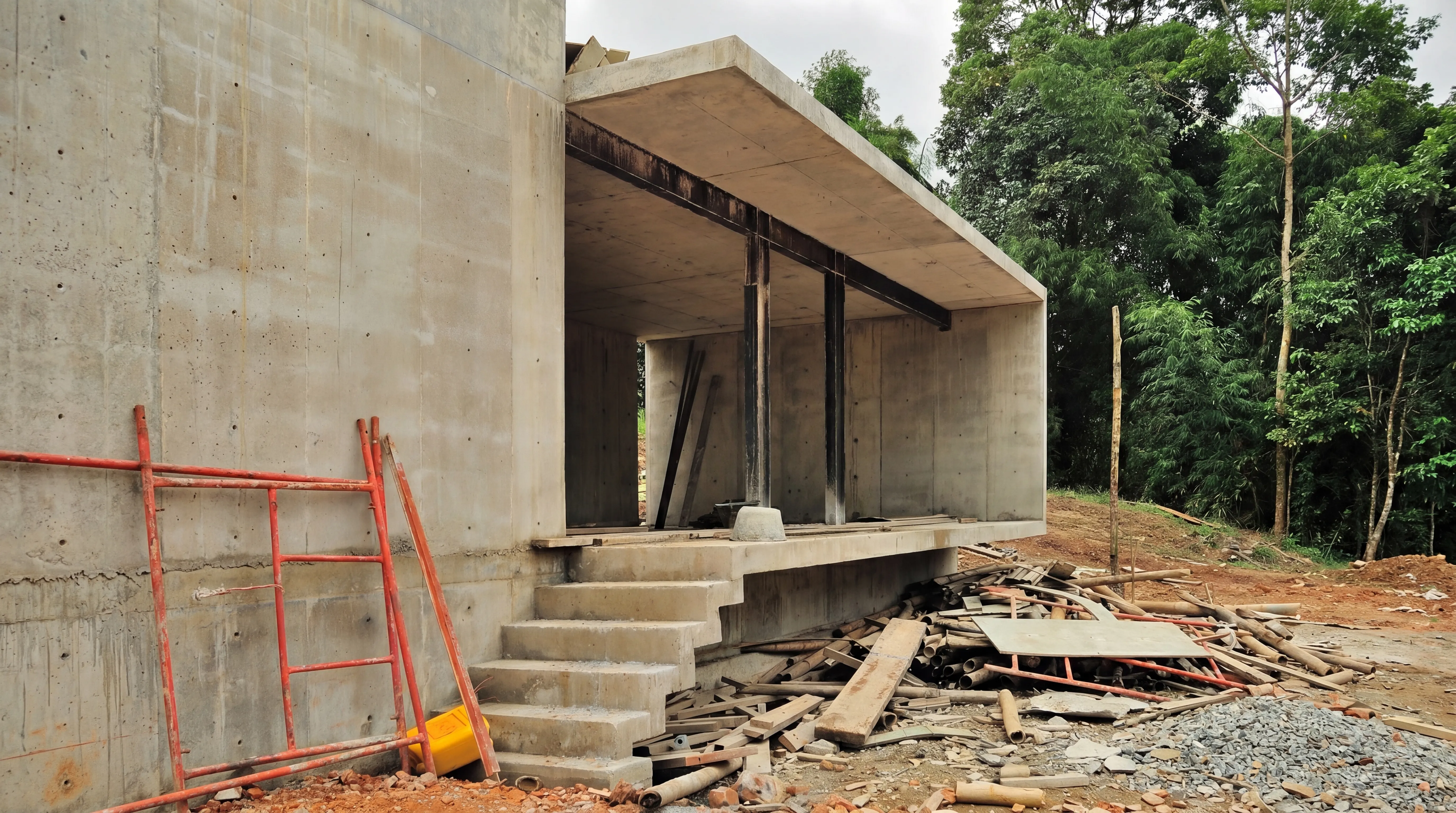 concrete shell structure
