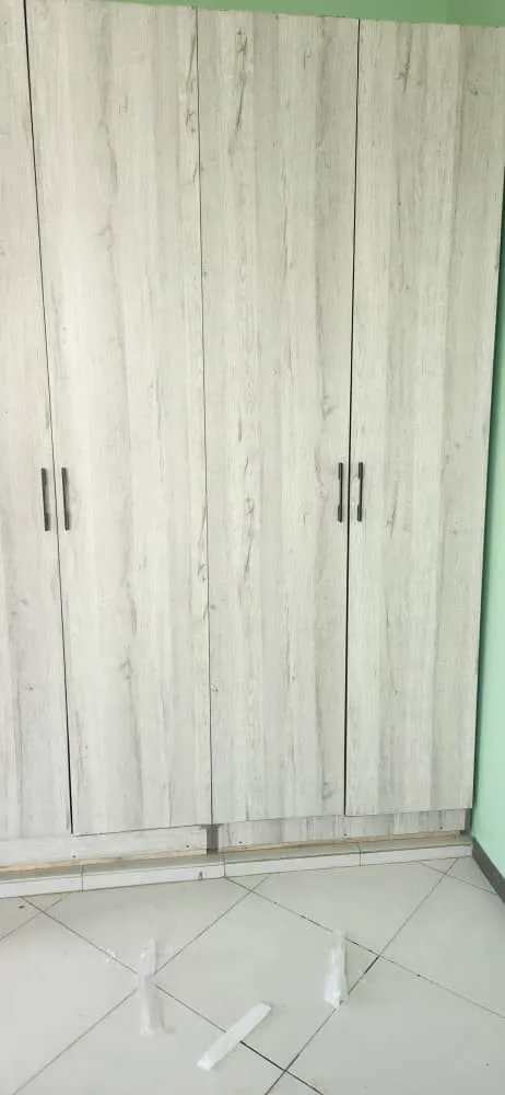 modern grey wardrobe
