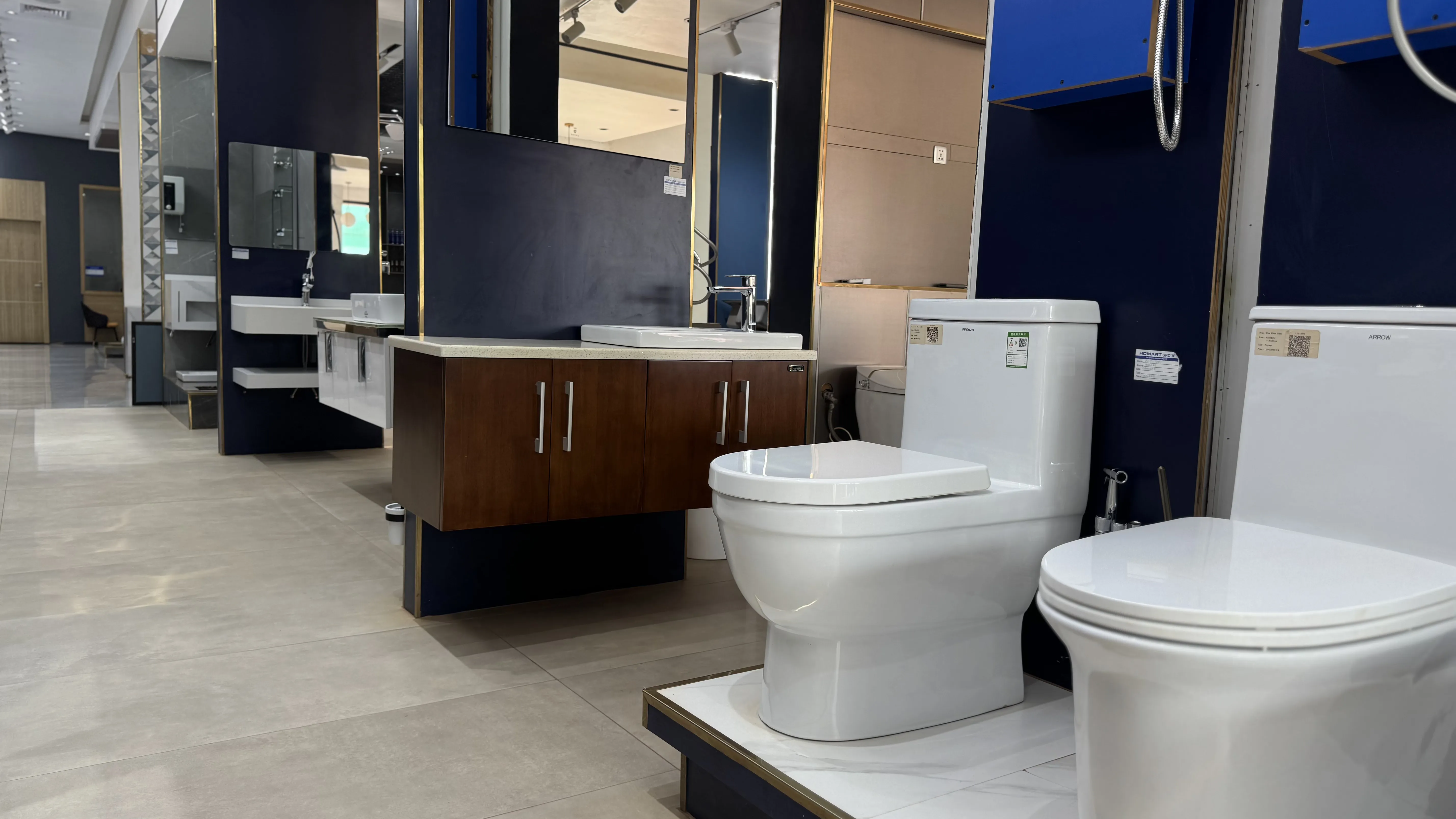 ceramic toilet stock